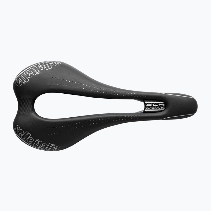 Selle Italia SLR SUPERFLOW L ti 316 Fahrradsattel schwarz SIT-041A145JQA001