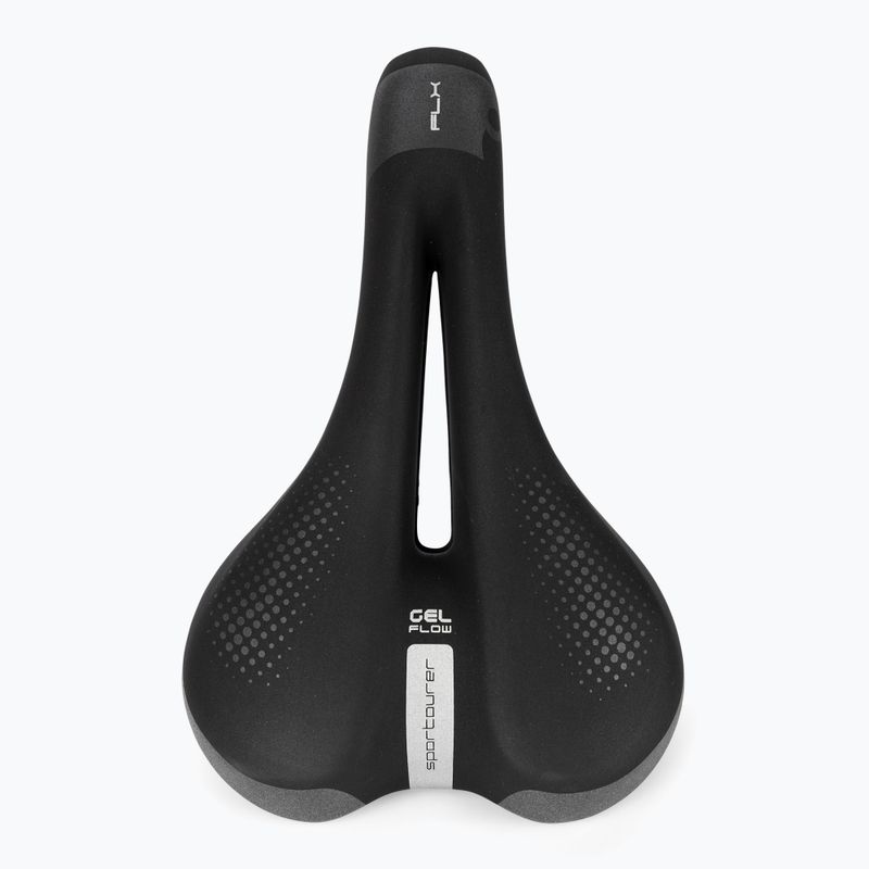 Sportourer FLX Lady Gel Flow schwarzer Fahrradsattel 3