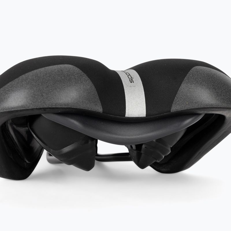 Sportourer Kaalam Gel Flow schwarzer Fahrradsattel 5