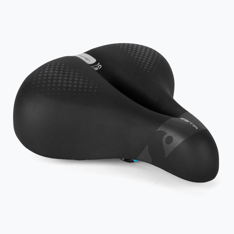 Sportourer Zeta Comfort Gel Flow schwarzer Fahrradsattel