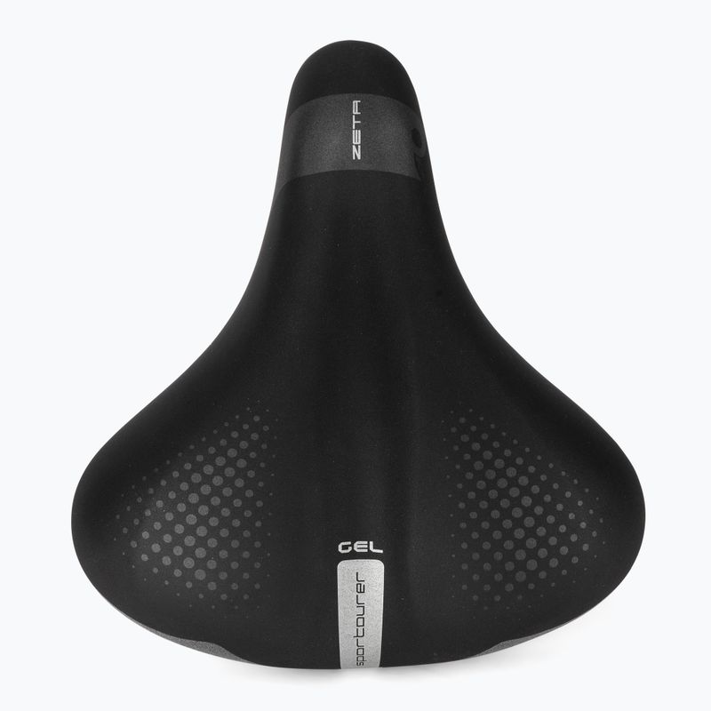 Sportourer Zeta Comfort Gel Fahrradsattel schwarz