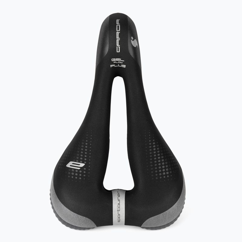 Sportourer Garda E-Bike Superflow schwarzer Fahrradsattel 3