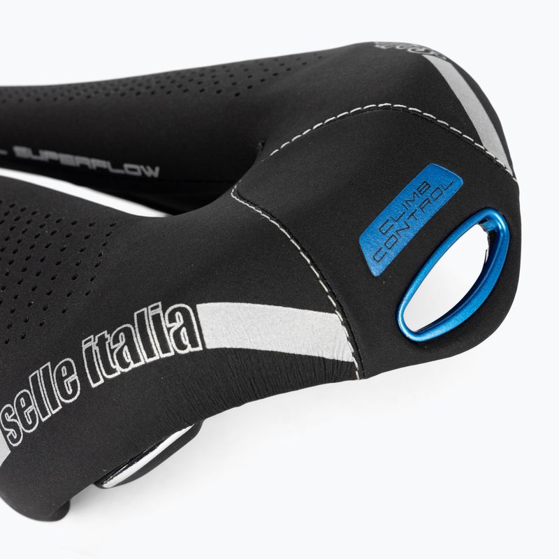 Selle Italia Max Flite E-Bike Gel Superflow L TI 316 Rail, Fibra-Tek, Mokka schwarzer Fahrradsattel 6