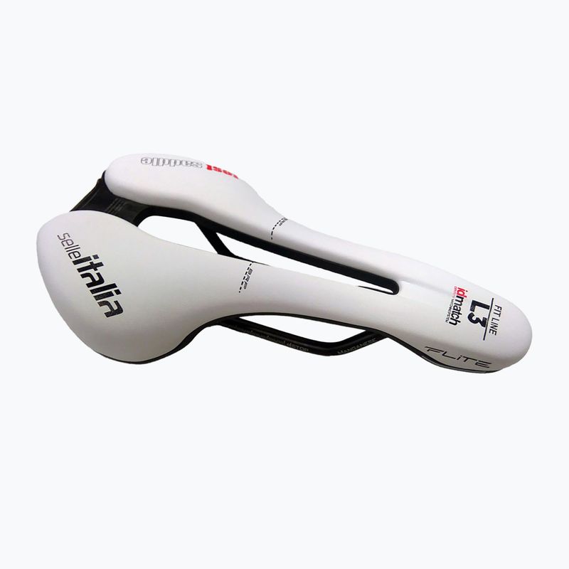 Fahrradsattel Selle Italia Flite Boost Superflow Tm Maganese Rail, Soft-Trek weiß