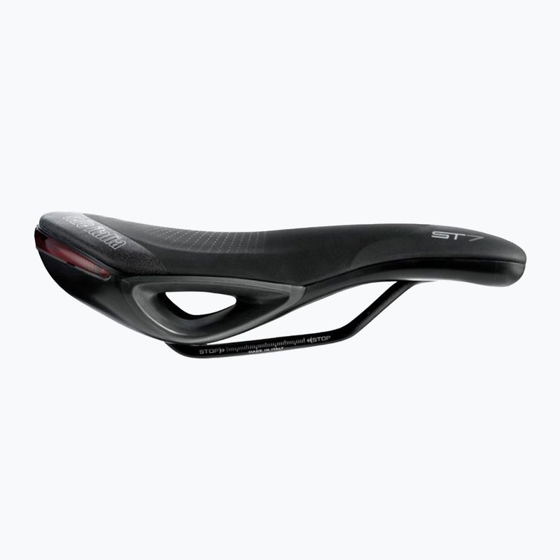 Fahrradsattel Selle Italia Sportouring ST 7 Superflow, Fec Alloy Rail, Soft-Tek, Light Gel schwarz 6