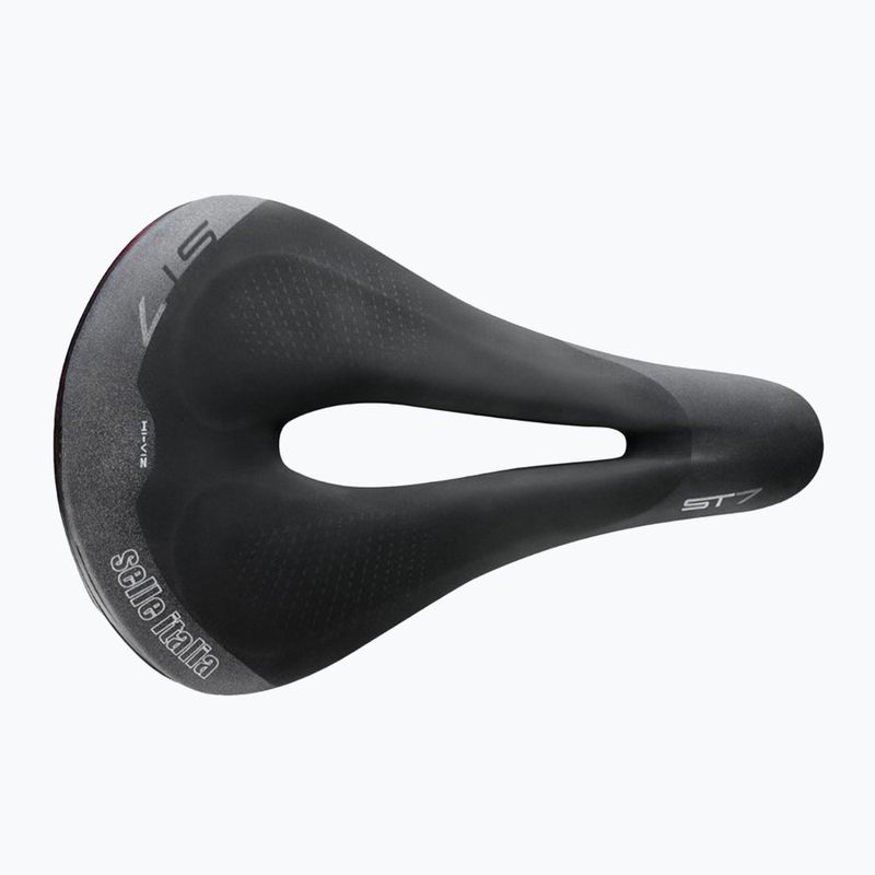 Fahrradsattel Selle Italia Sportouring ST 7 Superflow, Fec Alloy Rail, Soft-Tek, Light Gel schwarz 7