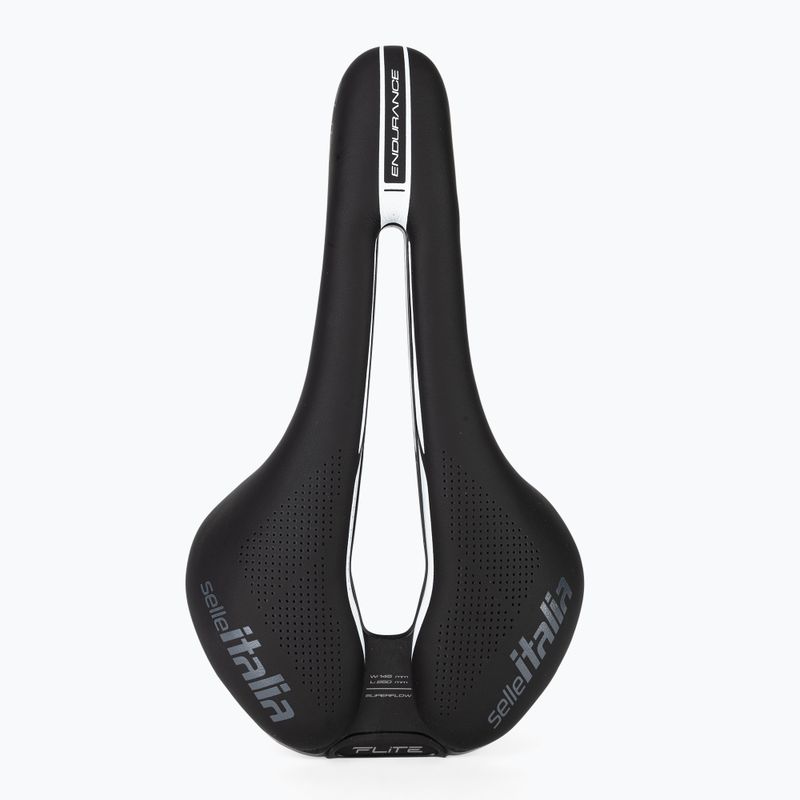 Fahrradsattel Selle Italia Flite Boost Endurance Superflow Ti 316 Rail Fibra-Tek schwarz SIT-17A92IKC7 3