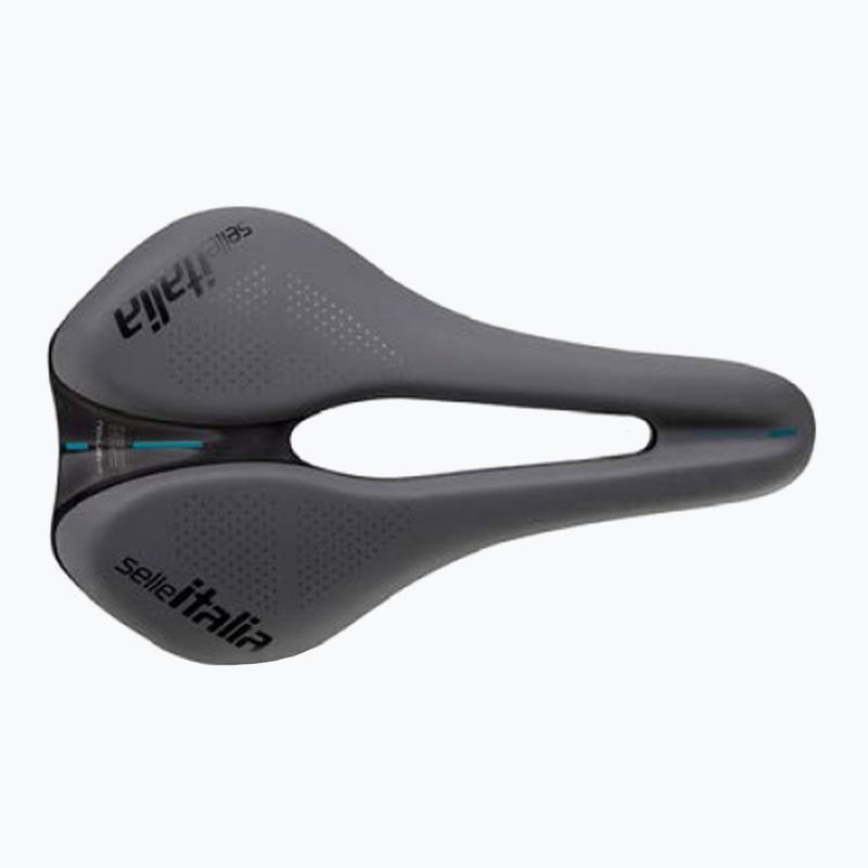 Fahrradsattel Selle Italia Novus Boost Evo Gravel TM, Superflow, Mangan-Schiene, Soft-Trek grau 2