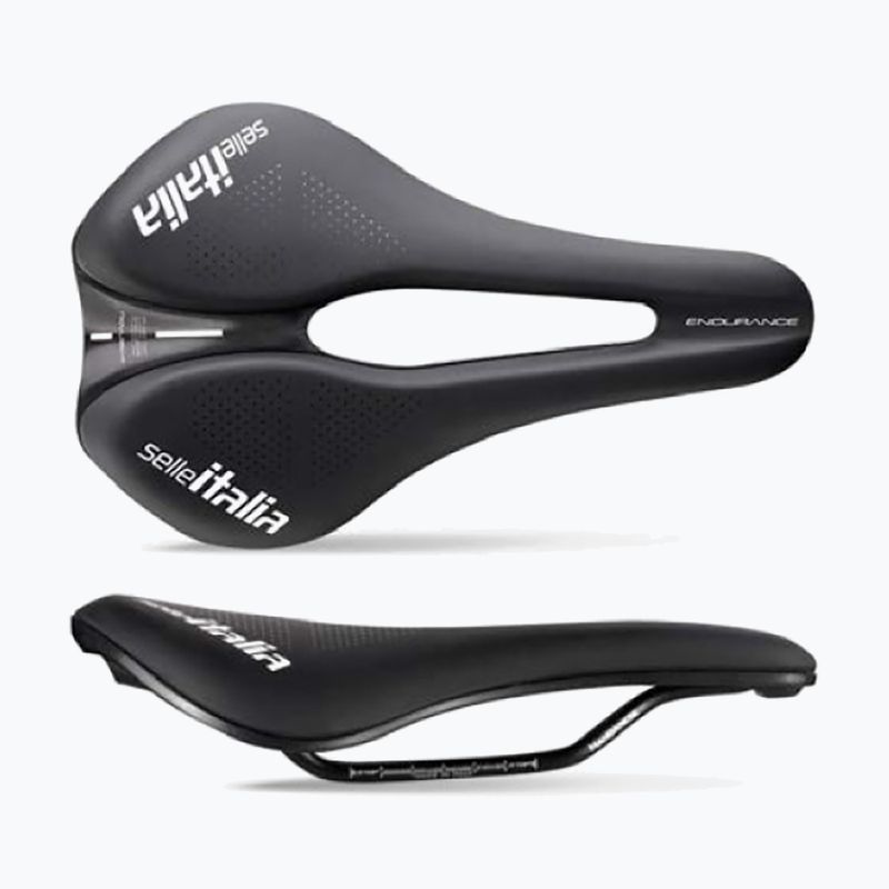 Fahrradsattel Selle Italia Novus Boost Evo Endurance Tm, Superflow, Maganese Rail, Soft-Trek weiß