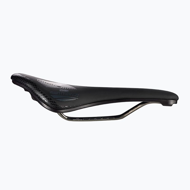 SAN MARCO Shortfit 2.0 Supercomfort Wide Racing Open schwarzer Fahrradsattel