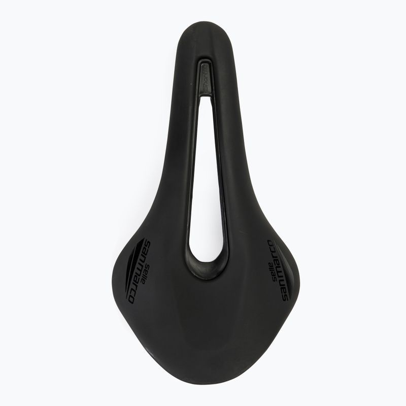 SAN MARCO Shortfit 2.0 Sport Narrow Open schwarzer Fahrradsattel 3