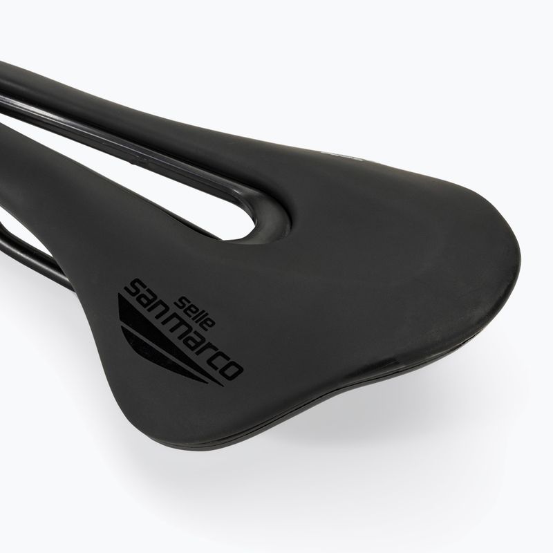 SAN MARCO Shortfit 2.0 Sport Narrow Open schwarzer Fahrradsattel 5