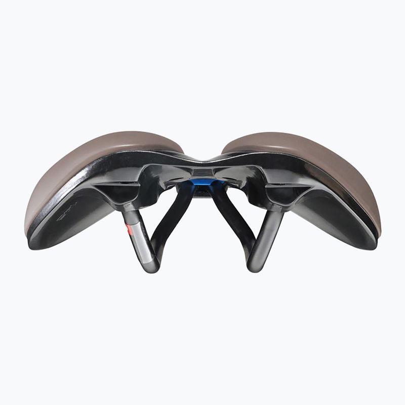 Fahrradsattel Selle Italia Novus Boost Evo Gravel TM, Superflow, Mangan-Schiene, Soft-Trek braun 4