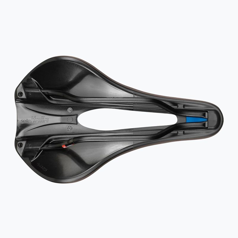 Fahrradsattel Selle Italia Novus Boost Evo Gravel TM, Superflow, Mangan-Schiene, Soft-Trek braun 5