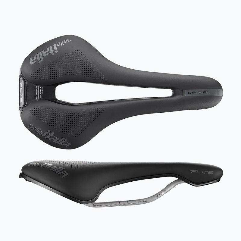 Fahrradsattel Selle Italia Flite Boost Gravel Superflow, Fibra-Tek, Light Gel black 2