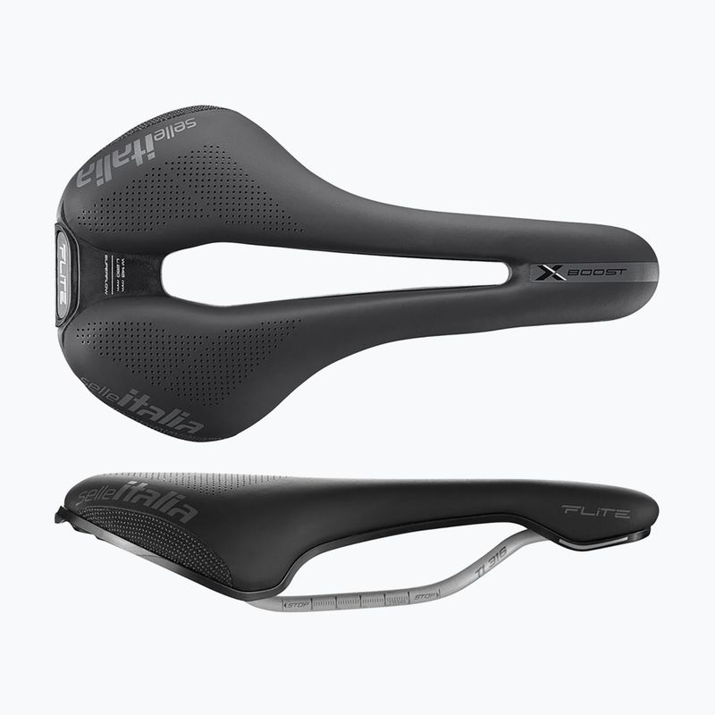 Fahrradsattel Selle Italia Flite Boost X-Cross Superflow, Fibra-Tek, Light Gel black 2
