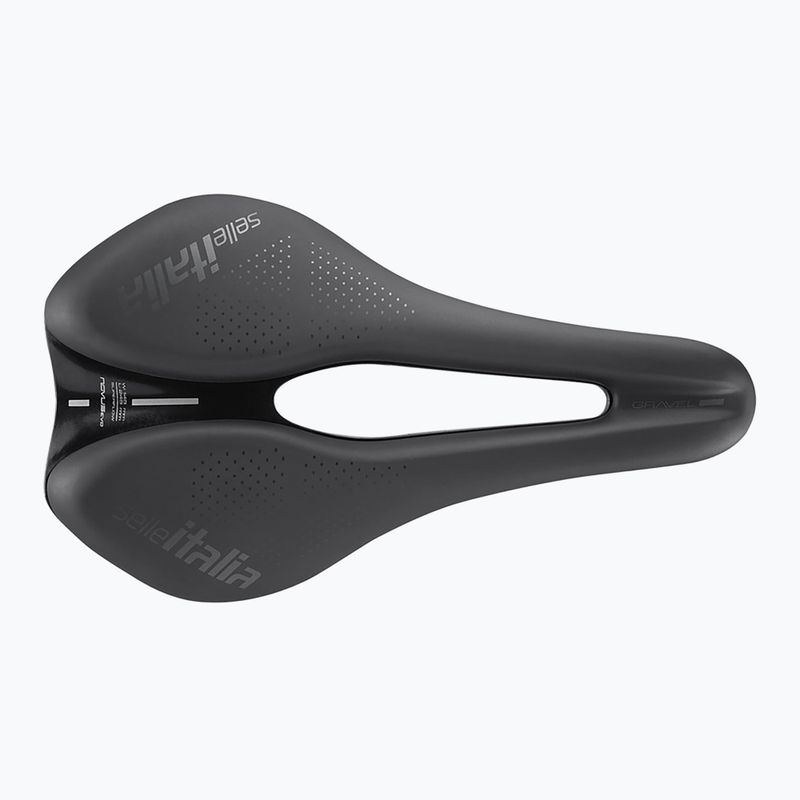 Fahrradsattel Selle Italia Novus Boost Evo Gravel TM Superflow, Manganese Rail, Soft-Trek black 2