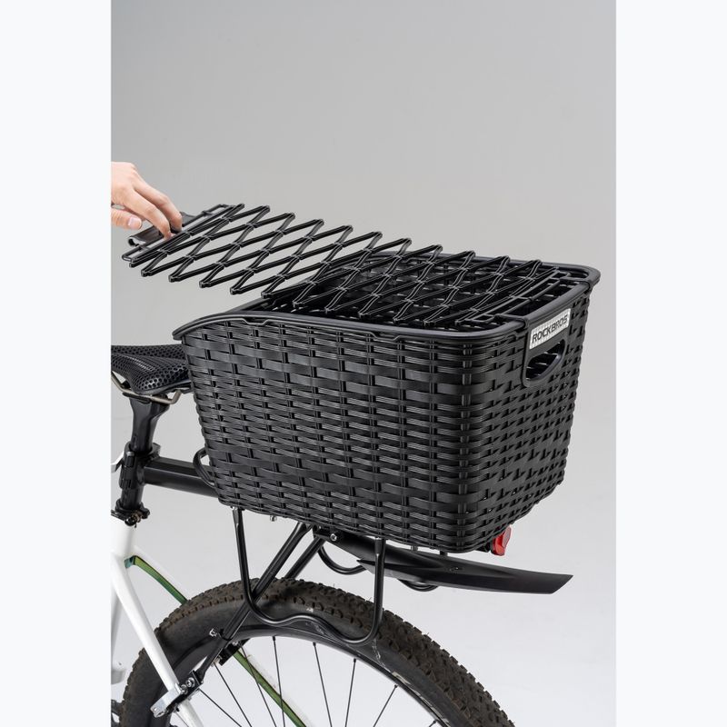 Fahrradkorb Kosz Rockbros 330003001 Rear Bicycle Basket black 2