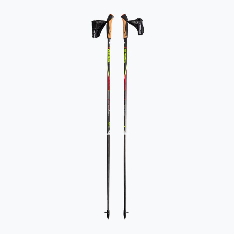 Nordic Walking Stöcke GABEL FX-75 Snake Carbon schwarz 7008351011100