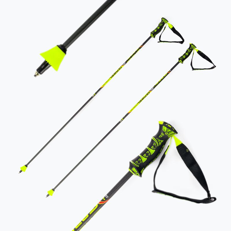 GABEL GS Carbon gelb-schwarze Skistöcke 7009181021150 5