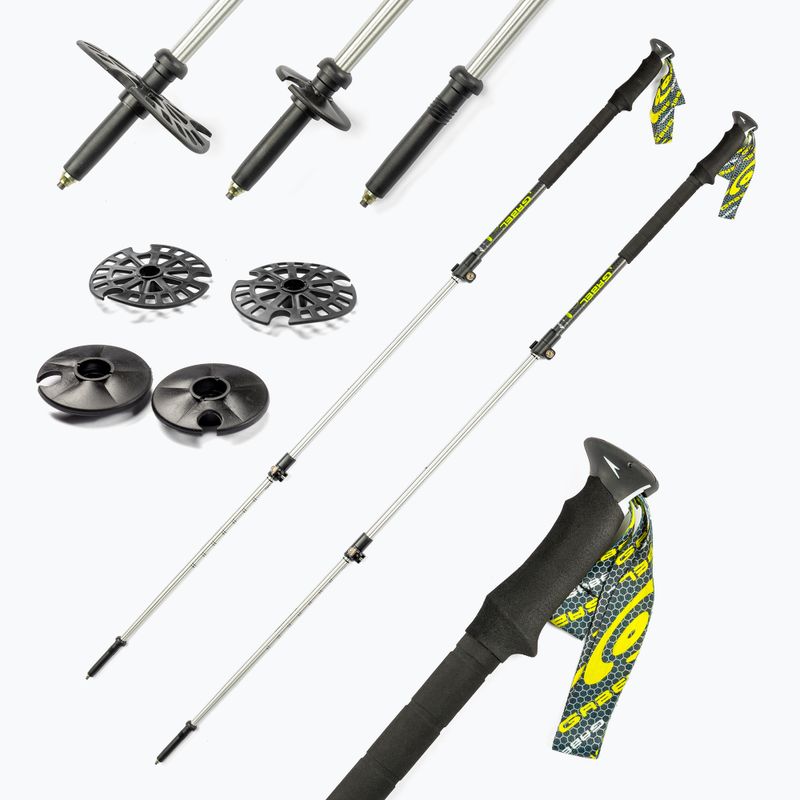 GABEL Multigrip Carbon FAST LOCK-Trekkingstöcke schwarz 7008450310000 7