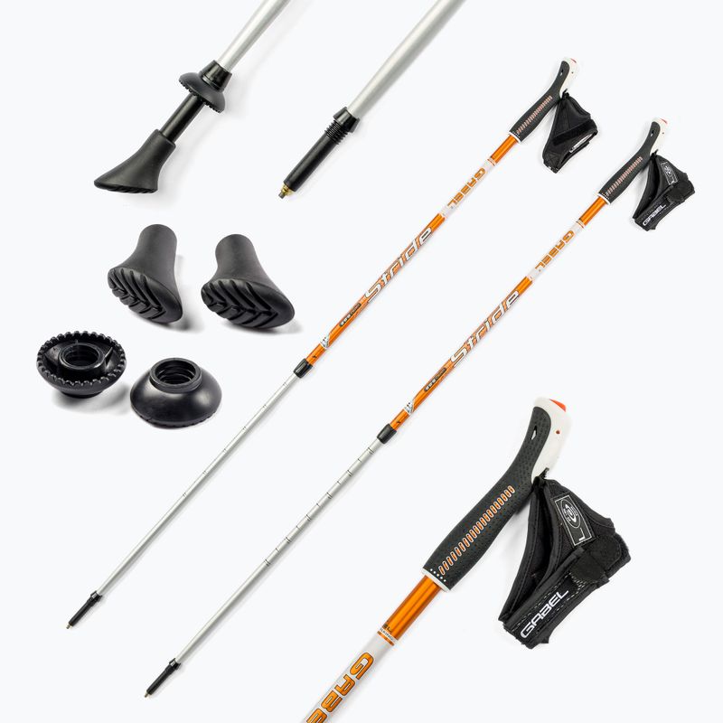 Nordic Walking Stöcke GABEL Vario S - 9.6 orange 7008350550000