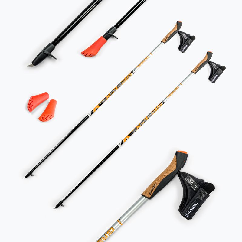 Nordic Walking Stöcke GABEL X-1.35 schwarz 7008361151050 6
