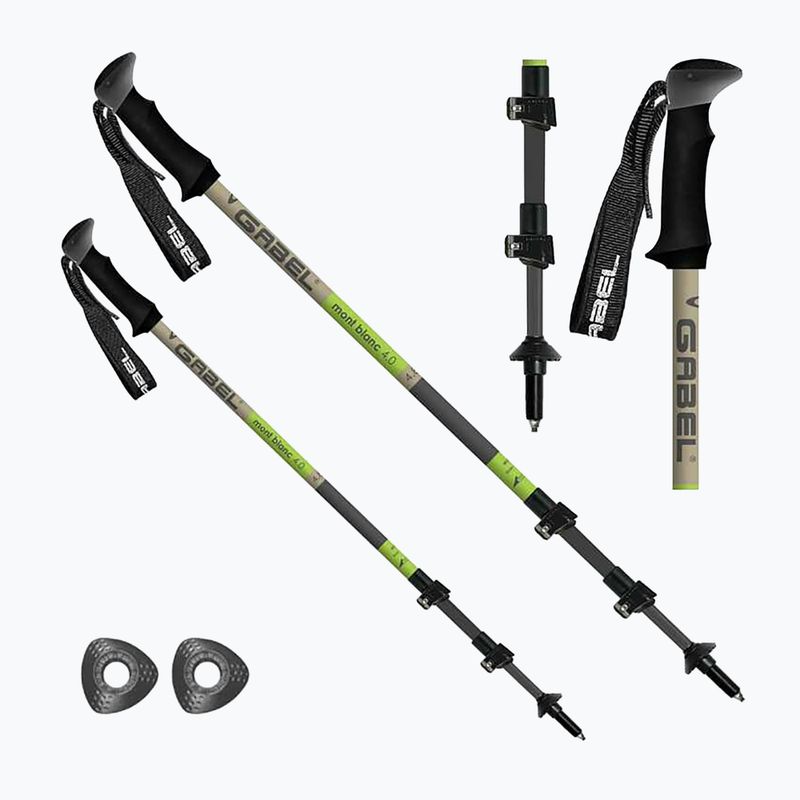 GABEL Mont Blanc F.L. 4.0 grün Trekkingstöcke 7008432300000 7