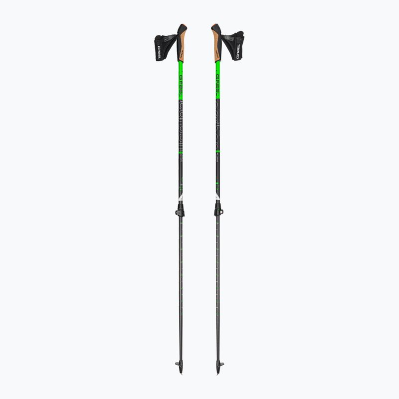 Nordic Walking Stöcke GABEL Carbon XT 2S 80 F.L. schwarz-grün 7009351490000