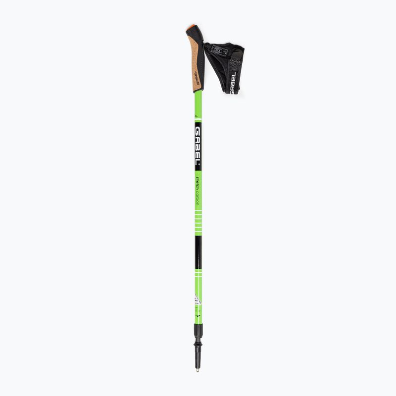Nordic Walking Stöcke GABEL Strech Carbon grün 2