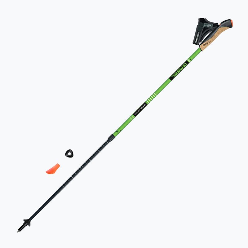 Nordic Walking Stöcke GABEL Strech Carbon grün 7