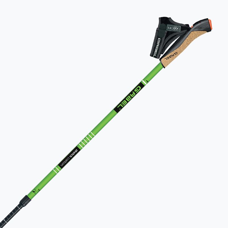 Nordic Walking Stöcke GABEL Strech Carbon grün 8