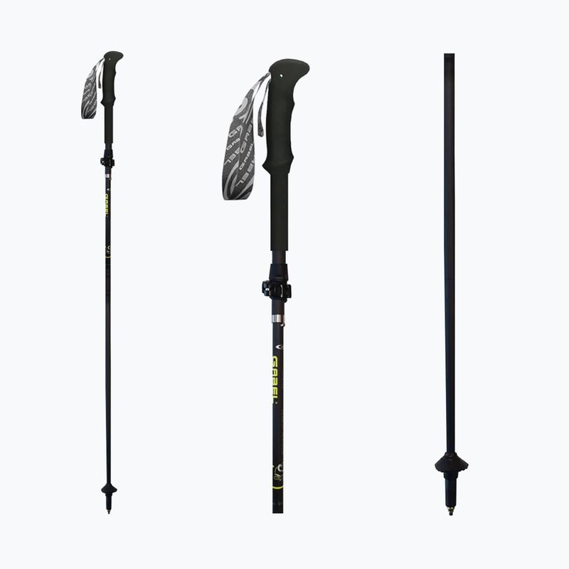 Nordic-Walking-Stöcke GABEL Carbon Feather XTS black