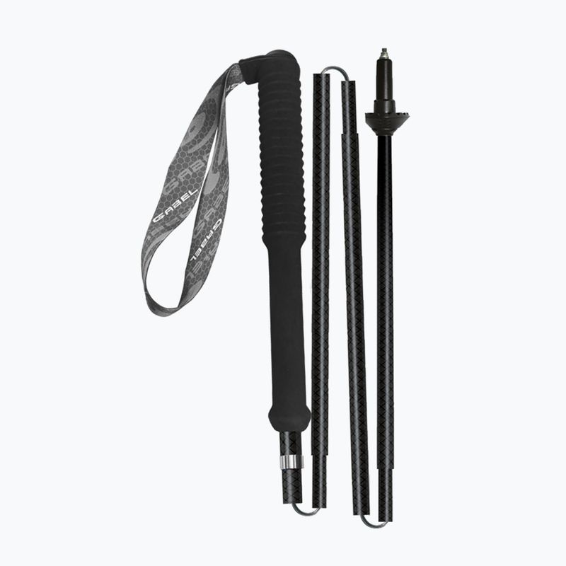 Nordic Walking Stöcke GABEL Carbon Feather-R schwarz 8
