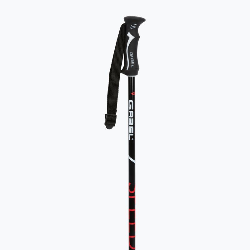 Skistöcke GABEL Speed black/red 2