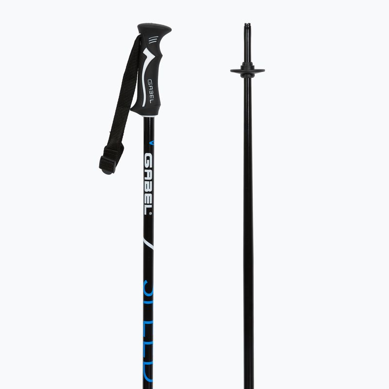 Skistöcke GABEL Speed black/blue 3