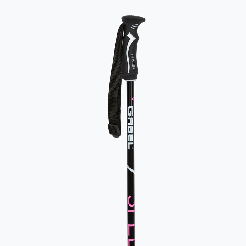 Skistöcke GABEL Speed black/pink 2