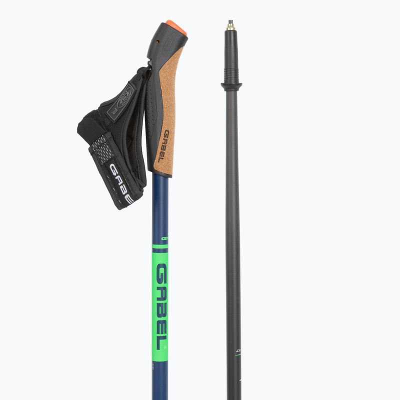 Nordic-Walking-Stöcke GABEL Strech Carbon lime 3