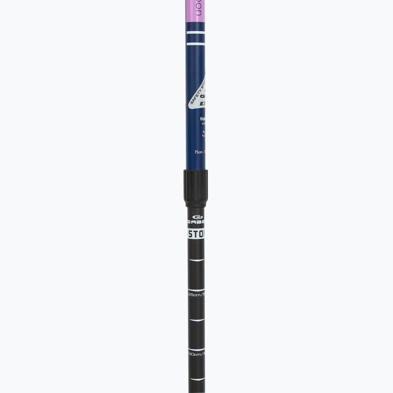 Nordic-Walking-Stöcke GABEL Strech Carbon purple 4