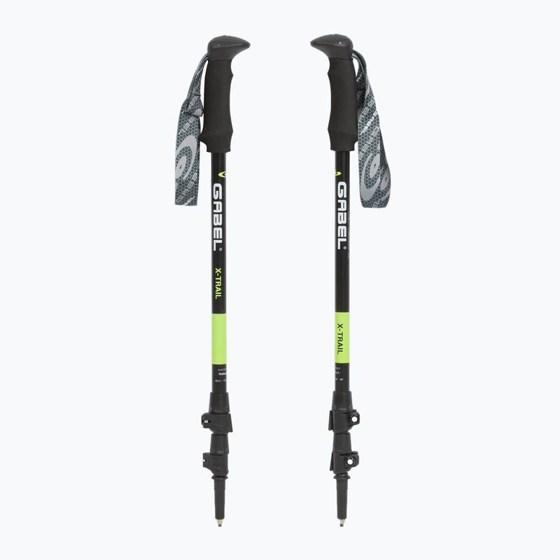 Nordic-Walking-Stöcke GABEL X-Trail Limonengrün 5