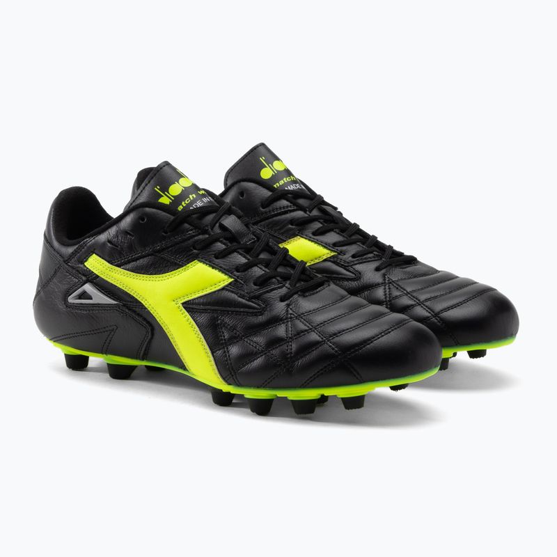 Herren Fußballschuhe Diadora Match Winner RB Italy LT MDPU schwarz-grün DD-101.172363-C0004 5