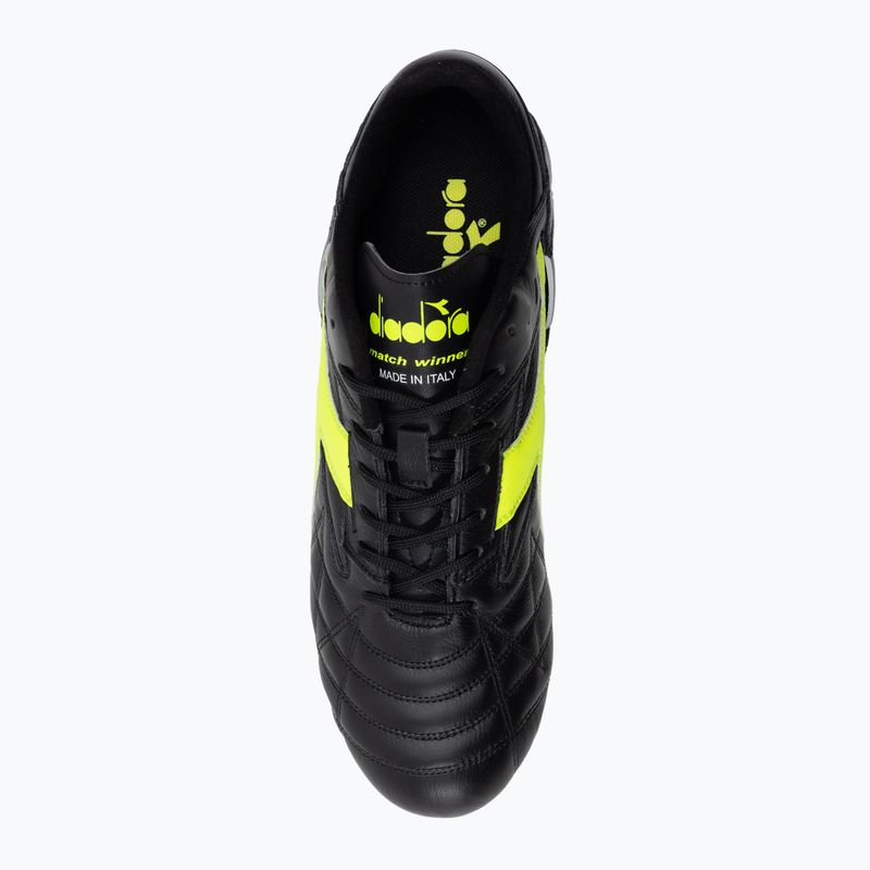 Herren Fußballschuhe Diadora Match Winner RB Italy LT MDPU schwarz-grün DD-101.172363-C0004 6