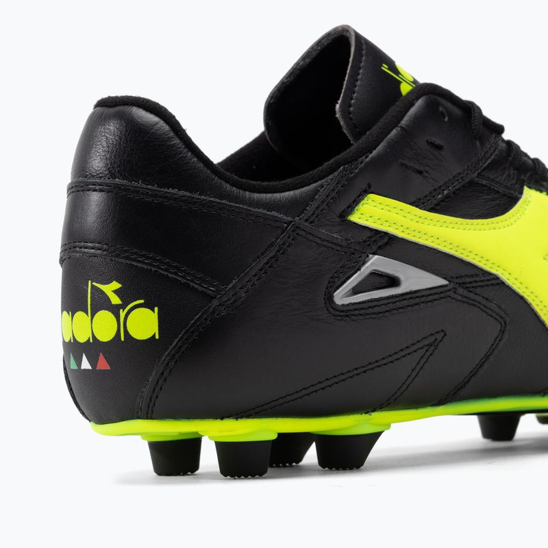 Herren Fußballschuhe Diadora Match Winner RB Italy LT MDPU schwarz-grün DD-101.172363-C0004 9