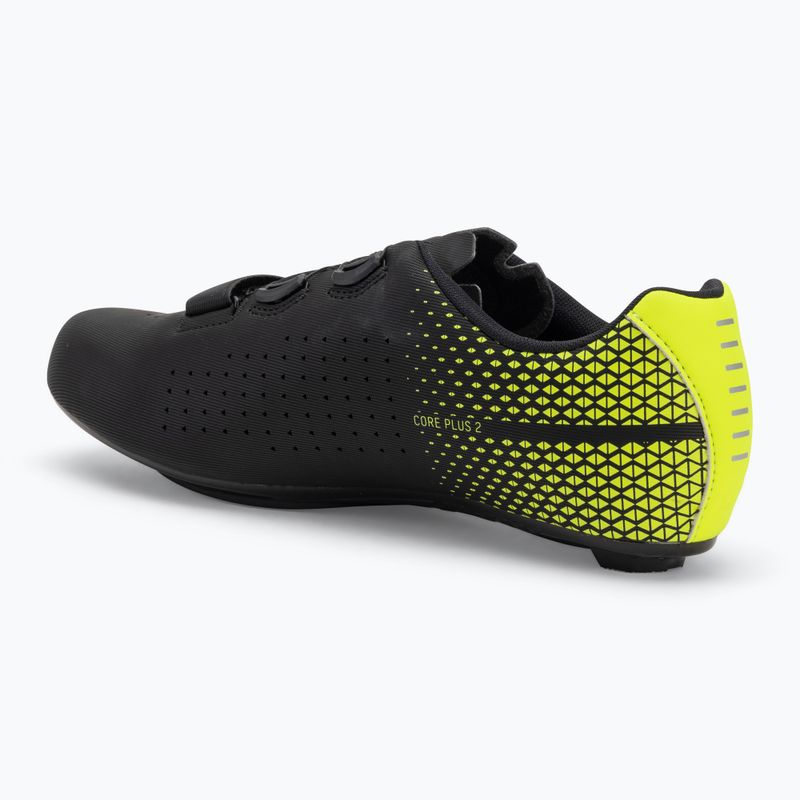 Northwave Core Plus 2 Herren Rennradschuhe schwarz/gelb fluo 3