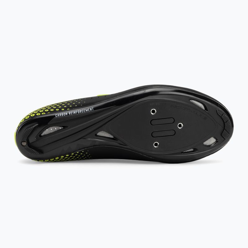 Northwave Core Plus 2 Herren Rennradschuhe schwarz/gelb fluo 4