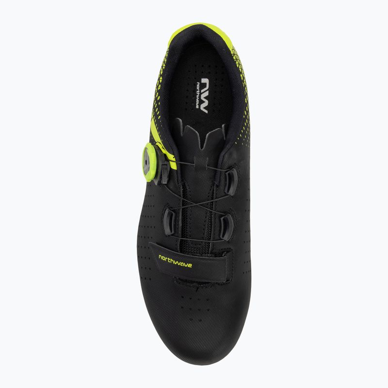 Northwave Core Plus 2 Herren Rennradschuhe schwarz/gelb fluo 5