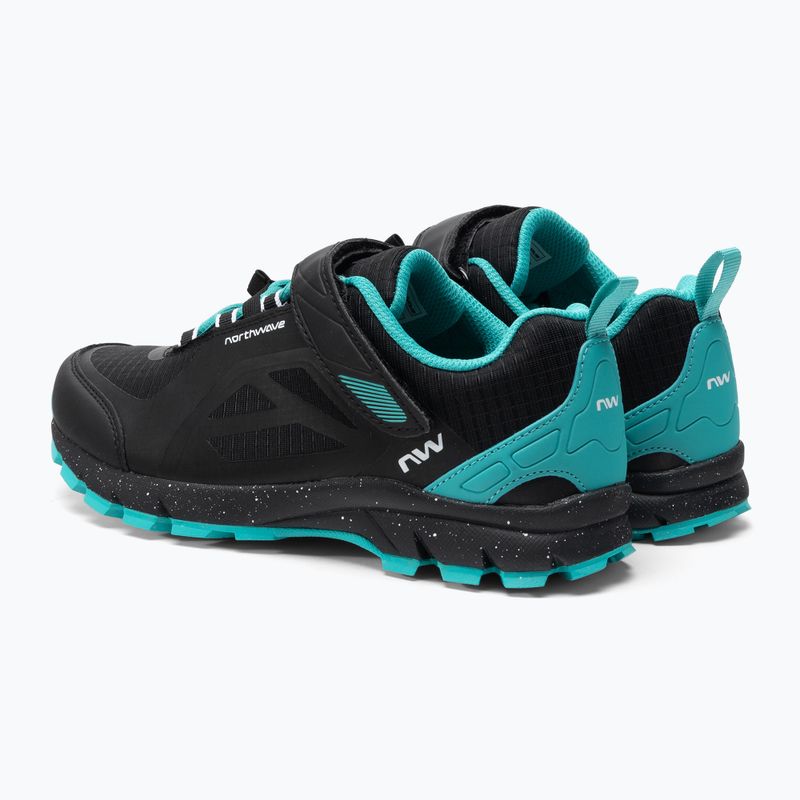 Fahrradschuhe MTB Damen Northwave Escape Evo schwarz-blau 81739 3