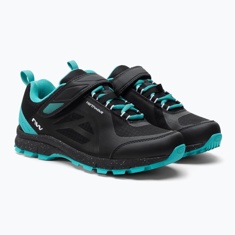 Fahrradschuhe MTB Damen Northwave Escape Evo schwarz-blau 81739 4