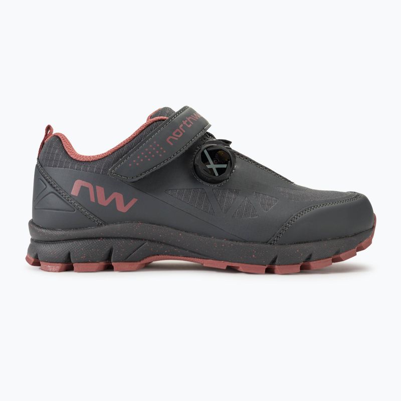 Damen MTB-Radschuhe Northwave Corsair dunkelgrau/rosa 2