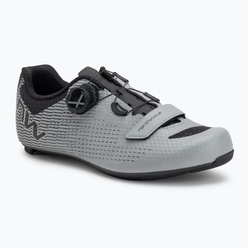 Herren Northwave Storm Carbon 2 silber/reflektierend Rennradschuh